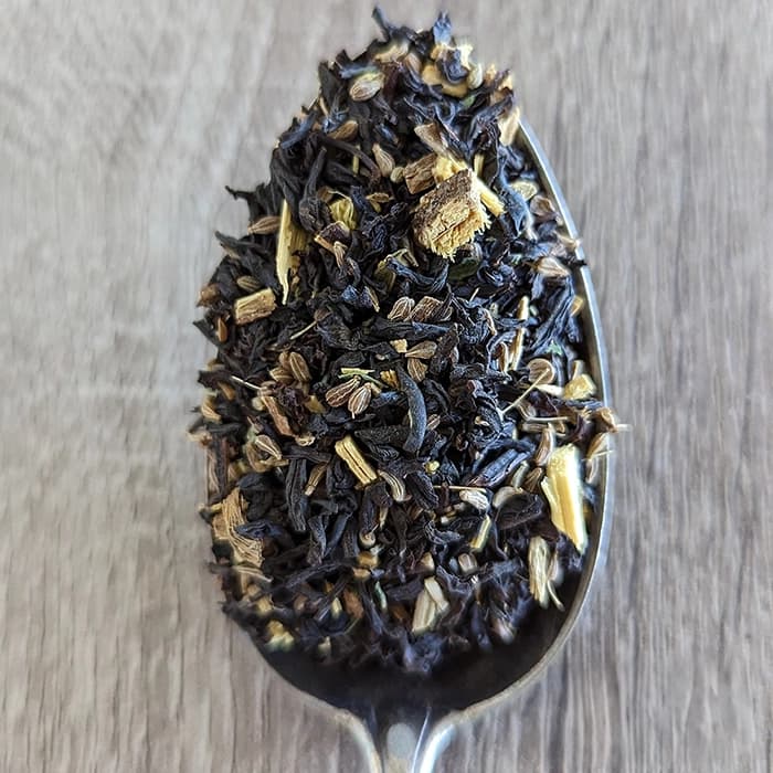 Black tea with licorice — cha preto com alcacuz sku1040