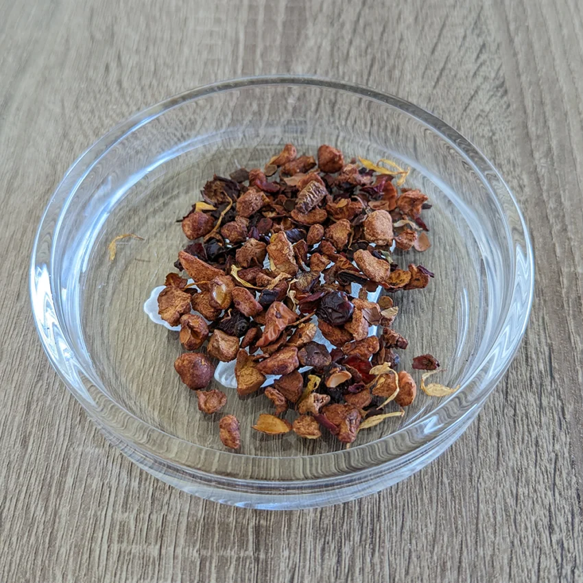 Apple and caramel infusion