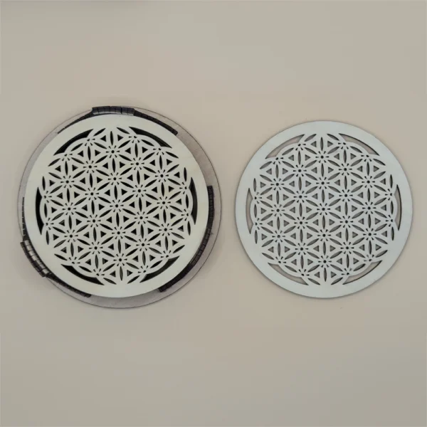 Sous-tasse - carré - motif Azulejos- Nature - top